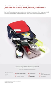 Detail view showing multi-pocket large capacity for phone, wallet and sunglasses