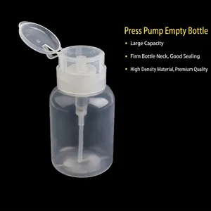 Flacon pompe de 200 ml pour dissolvant avec capuchon à verrouillage étanche
