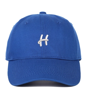 Cotton Baseball Cap With H Letter Embroidery Adjustable Curved Brim Casual Outdoor Sport Sunshade Hat For Men Women