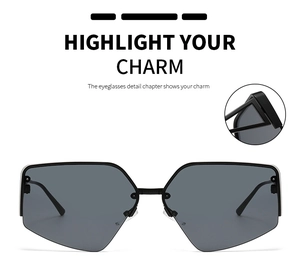 Close-up of geometric polygonal sunglasses frame corner and durable hinge detail