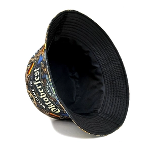 Double-sided Oktoberfest bucket hat with German flag motifs and festive patterns