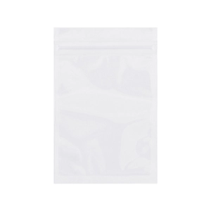 Ημιδιαφανής παγωμένη πλαστική σακούλα ziplock για συσκευασία δημητριακών και σνακ