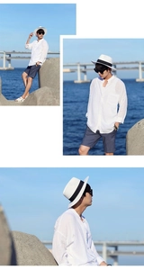 Dettaglio di un cappello di paglia a tesa larga da uomo per la spiaggia e l'estate