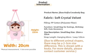 Dettaglio della borsa di peluche Angela rosa con tessuto in velluto e tracolla