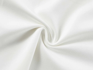 Macro shot of high-stretch white knit fabric texture for women fitness tank top