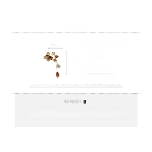 Spécifications détaillées des boucles d'oreilles à pompons longs en perles de verre