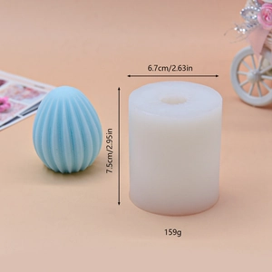 Spherical gear texture acrylic candle mold for geometric cactus shape DIY crafts