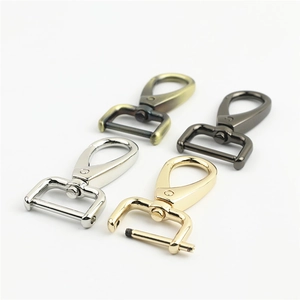 Metal lobster clasps for bags in gold, silver, gunmetal, and bronze finishes