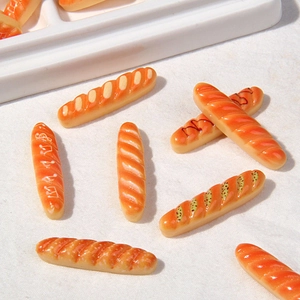Détails de mini baguettes françaises en résine pour maisons de poupées et loisirs créatifs