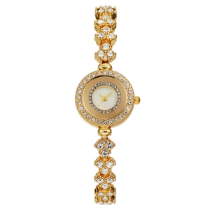 Women's Quartz Watch Elegant Rhinestone Alloy Case Jewelry Bracelet Strap Fashion Luxury Party Formal Wristwatch Ladies