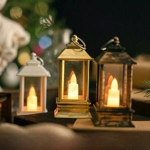 Luces De Noche De Fiesta De Interior De Plástico Con Estilo De Dibujos Animados De Navidad Santa Claus Muñeco De Nieve Y Reno