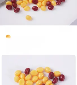 Detailed macro view of miniature chestnut models with peeled and unpeeled textures