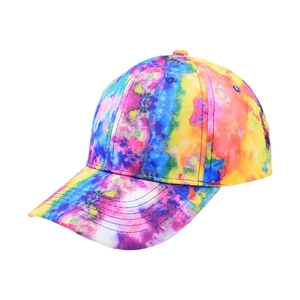 Bunte Batik-Baseballkappe mit lebendigem Sonnenschutz für Outdoor-Aktivitäten im Freien