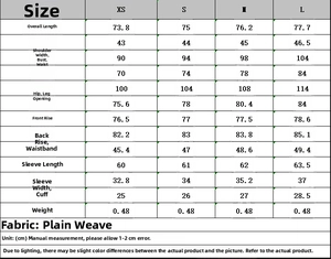 Detailed size chart for velvet V-neck short blazer romper with body measurements in cm
