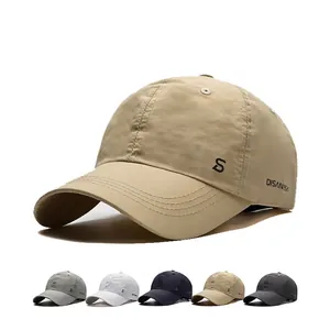 Quick Dry Baseball Cap Lightweight Breathable Sun Protection Outdoor Sports Running Sun Hat Adjustable For Men Women