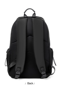 Breathable honeycomb mesh back padding on waterproof Oxford fabric travel backpack