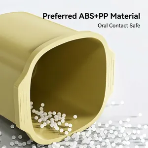 Contenitore giallo per alimenti per animali domestici in plastica ABS e PP di qualità