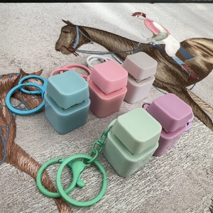 Mechanical Keyboard Switch Tester Fidget Toy Keychain Stress Relief Clicky Button Sensory Toy Portable Macaron Color