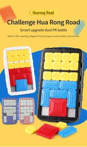 Magnetic sliding puzzle toy for kids brain training and intelligence battle challenge