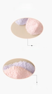 Detail view of pink coral fleece socks featuring flat seamless toe and reinforced heel