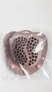 Detailed macro view of purple silicone laundry bag featuring anti-slip suction cup structure