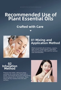 Detailed instructions for essential oil blending and inhalation therapy techniques