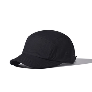 Five Panel Camper Hat Cotton Canvas Solid Color Adjustable Strap Short Brim Outdoor Sun Protection For Men Women