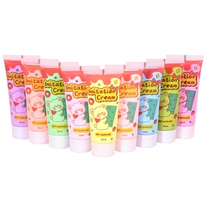 50ml colorful imitation cream glue set in macaron shades for DIY handmade crafting