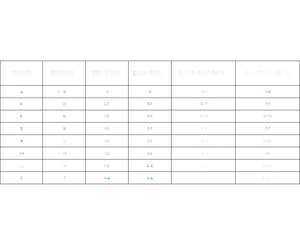 Detailed ring size chart with US, UK, CN and JP sizes for spinner anxiety rings
