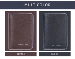 Close-up of the textured lychee leather material and embossed BAELLERRY brand logo
