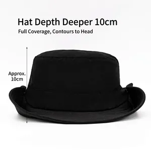 Cappello da sole uomo a tesa larga, asciugatura rapida e corona profonda 10cm per protezione uv