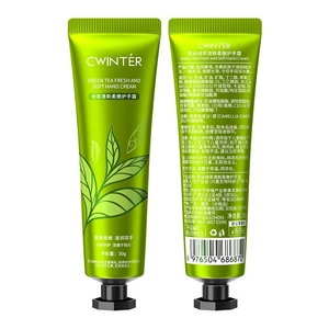 Crema de manos de té verde para piel fresca, suave e hidratada
