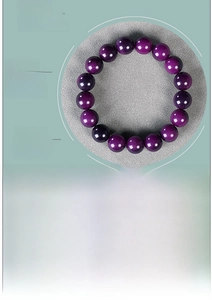 Macro detail of high-density purple wood beads showing natural oil and unpainted finish