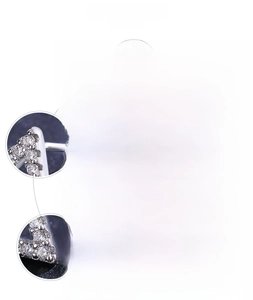 Macro detail of S925 sterling silver triangle stud earrings with 5A cubic zirconia stones