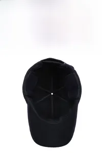 Internal view of winter baseball cap showing fleece lining and foldable ear flaps