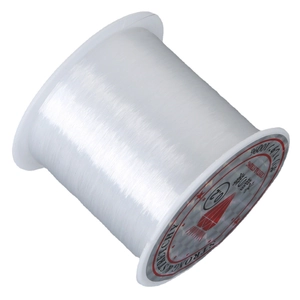 Strong stretchy clear crystal string for DIY jewelry making with 0.2mm diameter spool
