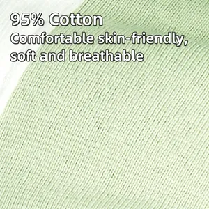 Light green cotton pet pajamas in breathable ribbed knit fabric for small medium dogs