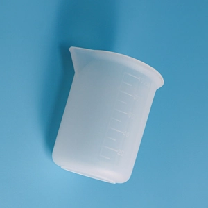 100ml translucent silicone measuring cup with scale for resin art DIY crafting