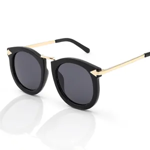 Women Retro Cat Eye Sunglasses Polarized UV400 Protection Vintage Fashion Metal Plastic Frame Eyewear For Driving