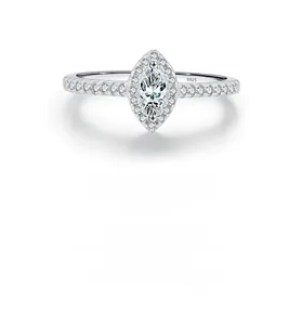 Detailed macro view of S925 sterling silver hallmark on the polished ring band