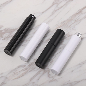 Refillable Perfume Atomizer Bottle Rotary Telescopic Spray Bottle With Glass Inner And ABS Shell Portable Fine Mist Sprayer