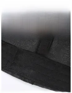 Detail view of the wide moisture-wicking sweatband inside a vintage baseball cap