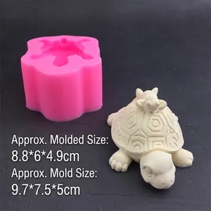 3D turtle shaped silicone mold for chocolate mousse cake and DIY resin crafting