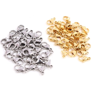 Stainless Steel Lobster Clasps DIY Jewelry Findings Necklace Bracelet Connectors Polished Durable Handcrafted Accessory
