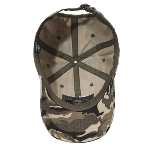 Men's camouflage outdoor baseball cap with adjustable strap and inner sweatband