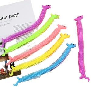 Colorful unicorn stretch string sensory fidget toy made of TPR material for stress relief