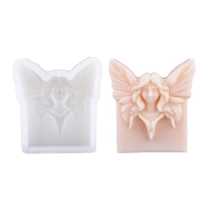 3D Engel Fee Silikonform für handgefertigte Kerzen und dekorative Ornamente