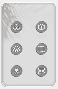 Detail icons showing thickened PET material, high transparency, and heat resistance of the basin