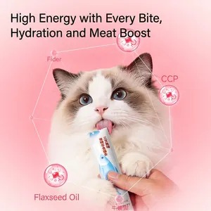 Katzensticks Lachsgeschmack mit Lactoferrin und Taurin für eine gesunde Ernährung