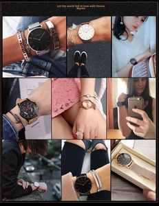 Collection de montres Hannah Martin avec motifs abeilles 3D et parures de bijoux assorties